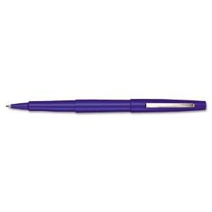 Papermate Point Guard Flair Porous Point Stick Pens, Blue Ink, Medium 