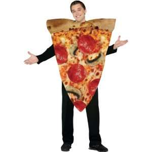 Lets Party By Rasta Imposta Pizza Slice Adult Costume / Brown   Size 