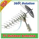 digital hdtv hd outdoor attic rotor remote tv antenna w
