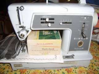  sew sewing machine model 600e with cord foot control flat bed rotary 