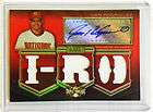 IVAN RODRIGUEZ PUDGE AUTO 5X JERSEY/RELIC 2010 TOPP