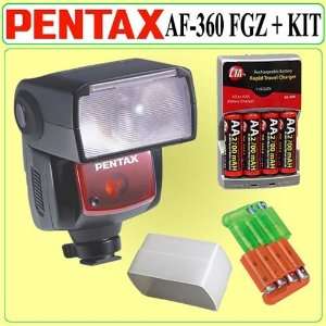  Pentax AF 360 FGZ Flash + Accessory Kit