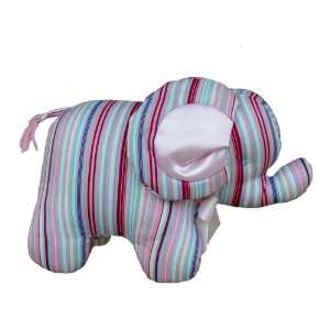  Dusty Pink Stripe Elephant Toys & Games