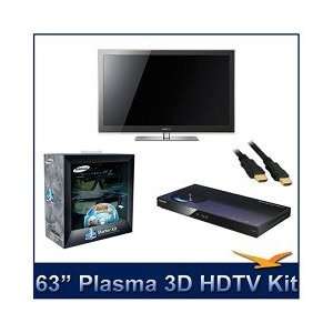  Samsung   63 Plasma 3D HDTV PN63C8000, 1080p 3D Plasma TV 