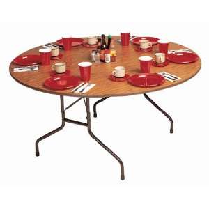   29 inch Fixed Height Round Solid Plywood Folding Table