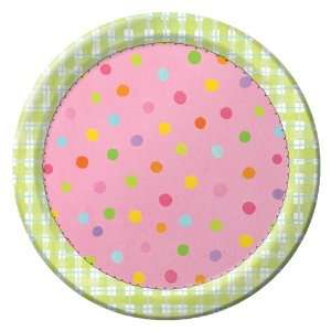  Polka Dots Paper Luncheon Plates Toys & Games