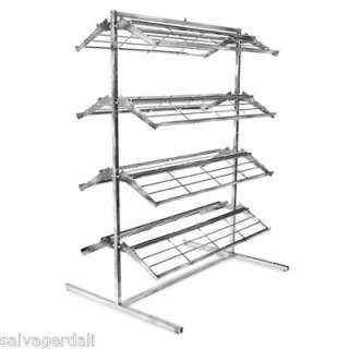 New Chrome Double Sided Retail Shoe Display Rack  