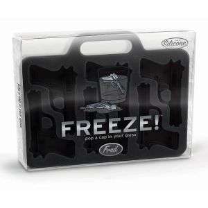 Freeze   gun shaped ice cube tray  