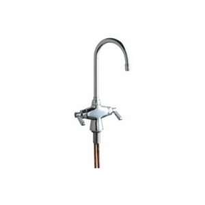  Chicago Faucets Single Hole Two Handle Faucet 50 E35CP 