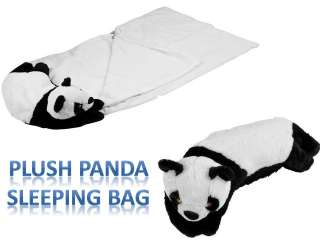 Super soft Panda Bear Sleeping Stuff in Sleeping Bag.