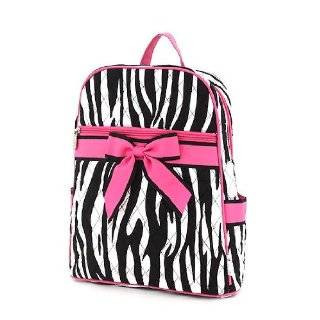  Medium Quilted Zebra Print Backpack   Pink Explore similar items