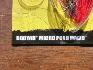 NIP Booyah 1/8 oz. Fire Ant Micro Pond Magic Spinner Bait  