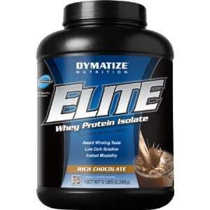  Elite Whey Protein, RICH CHOCOLATE, 2 lbs, From Dymatize 