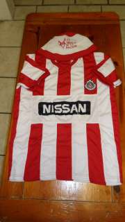 ATLETICA SOCCER JERSEY CHIVAS RETRO NISSAN 80S WITH HAT  