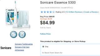 NEW Philips Sonicare Toothbrush essence not Diamondclean flexcare 