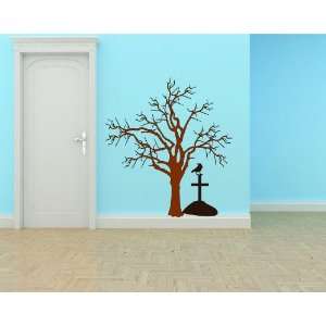  Removable Wall Quotes   A tree with a cross next to it 