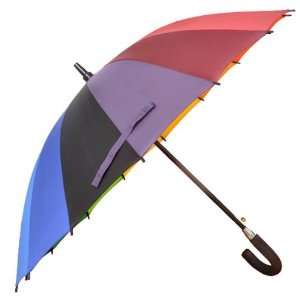   Ribs Rainbow Sun Rain Large Umbrella 