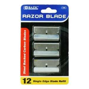  BAZIC Razor Replacement Blade (12/Pack), Case Pack 24 