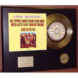  BEATLES GOLD 45 RECORD PICTURE SLEEVE LIMITED EDITION 