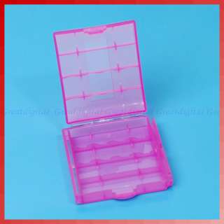 Plastic 4 AA AAA Battery Holder Storage Cases Boxes  