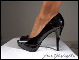 NEW GUESS Marciano Black ABELLONA Patent Pumps Shoes  