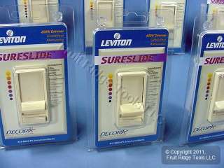   10 NEW Leviton Ivory Decora Light Dimmer Switches 078477130490  
