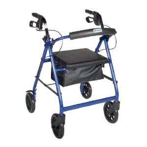  Rollator with Fold Up and Removable Back Support Padded 