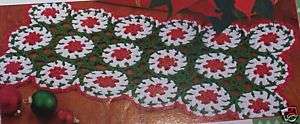 Colorful CHRISTMAS TABLE RUNNER Crochet Pattern*holiday  