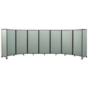   Solutions Versare 19 Foot 6 Inch Wide Mobile Room Divider Beige, Beige