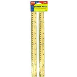  New Wooden Rulers Case Pack 72   365502 Electronics