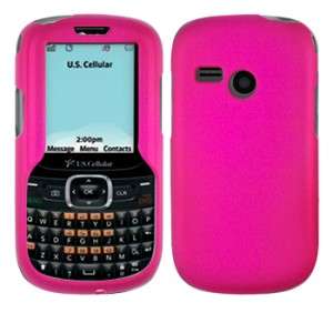 Pink Rubberized Hard Shell Case Phone Cover LG Saber  