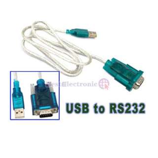 USB 2.0 TO SERIAL RS232 DB9 9 PIN ADAPTER CABLE PDA NEW  