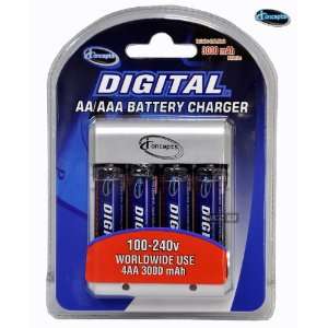  Sakar Digital Concepts Overnight Charger With 4 AA NIMH 