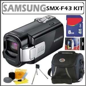  Samsung SMX F43 8GB SSD Digital Camcorder with 52x Optical Zoom 