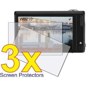  3x Samsung WB210 Digital Camera Premium Clear LCD Screen 