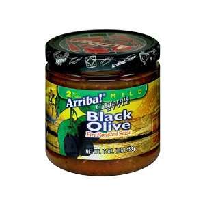   Arriba, Salsa Black Olive, 16 OZ (Pack of 6)