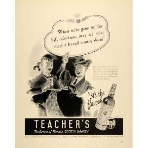  1939 Ad Teachers Scotch Whiskey Glosgow Antique Liquor 