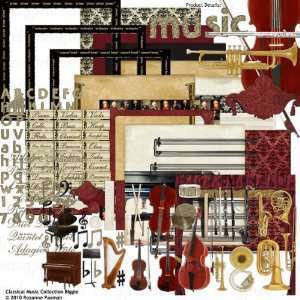  Digital Scrapbooking   Classical Music Collection Biggie 