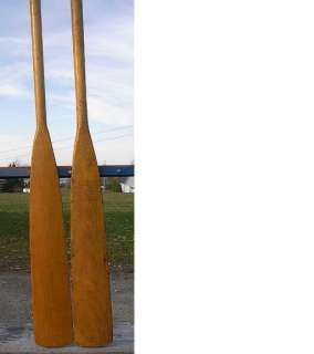Just look at these photos This is an OLD set of wooden oars. The 