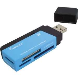  CRSX01 Mini 9 in 1 SD/MicroSD/SDXC Card Reader   Blue 
