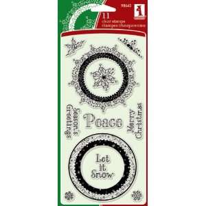  Inkadinkado Clear Seasonal Stamps 4X8 Sheet Holi [Office 