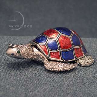 Miniature Clocks, Mini Clock Decorative Turtle Tortoise  