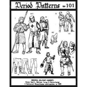  Medieval Military Garments Patterns Arts, Crafts & Sewing
