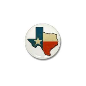  Mini Button Texas Flag Texas Shaped 