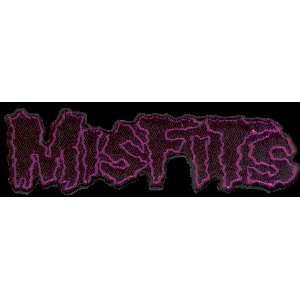 THE MISFITS iron on or sew on embroidered patch, cut to shape Punk 