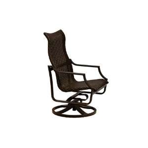   Arm Swivel Patio Lounge Chair Textured Shell Patio, Lawn & Garden