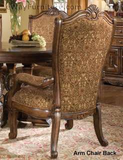 5PC English Manor Round Dining Room Table Furniture Set  