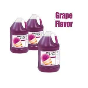Grape Snow Cone Syrup (1 Gallon) 6402  Grocery & Gourmet 