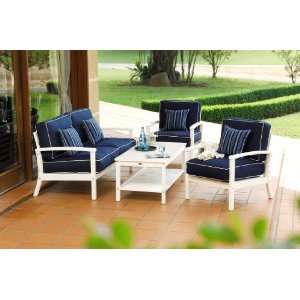  4pc Warwick Outdoor Patio Sofa Seating Set Furniture By 