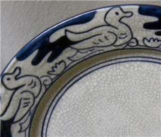 Antique 8 1/2 Dedham Pottery Duck Plate  